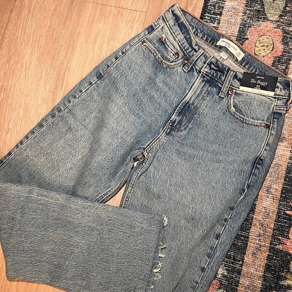 Abercrombie & Fitch Denim - Abercrombie The Baggy Low Rise Curve Love Size 23R